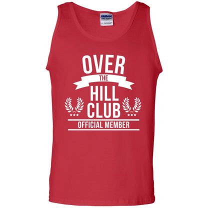 Gag Over 40 T-shirt Over The Hill Club Official Member Red