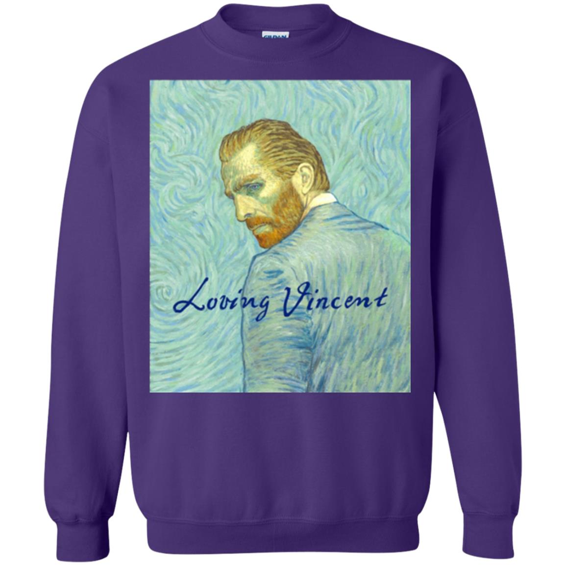 Movie Poster T-shirt Loving Vincent Purple
