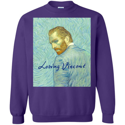 Movie Poster T-shirt Loving Vincent Purple