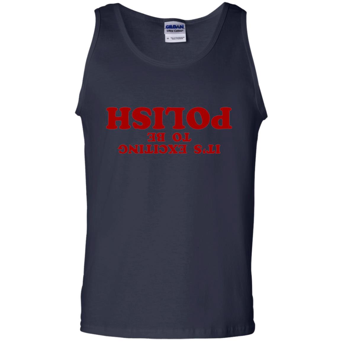 It_s Exciting To Be Polish T-shirt Navy