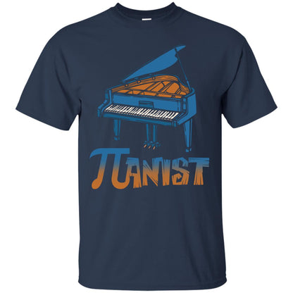 Pianist T-shirt Pi Day With Piano Navy