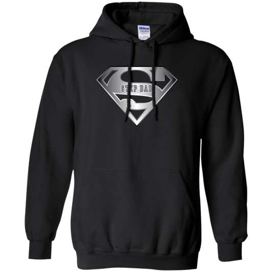 Daddy T-shirt Super Step Dad T-Shirt Black