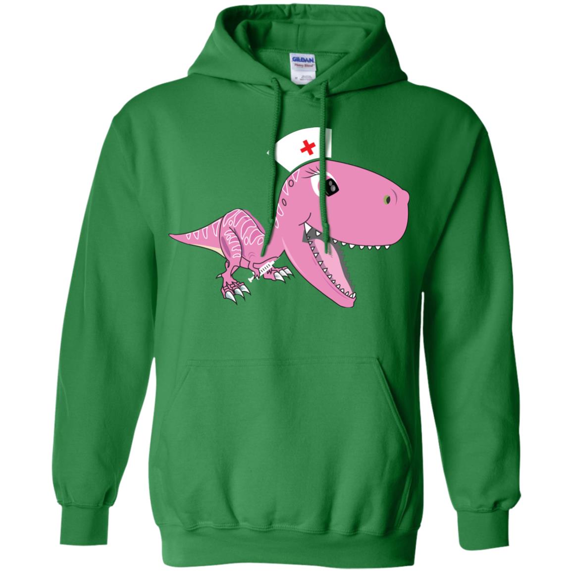 Dinosau-nurse Dinosaurus Nursing Shirt Irish Green