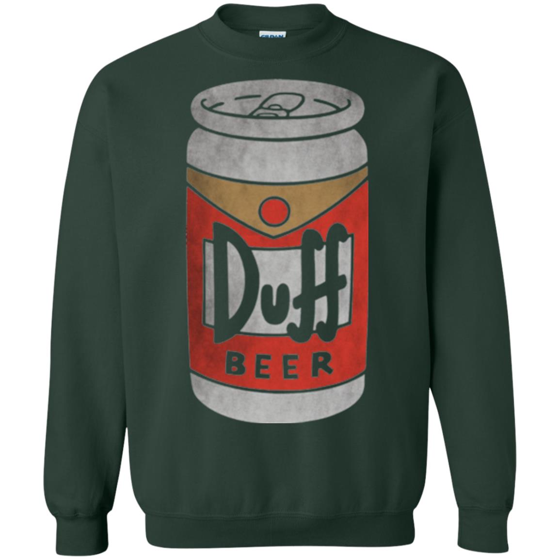 Beer Lovers T-shirt Duff Beer Forest Green