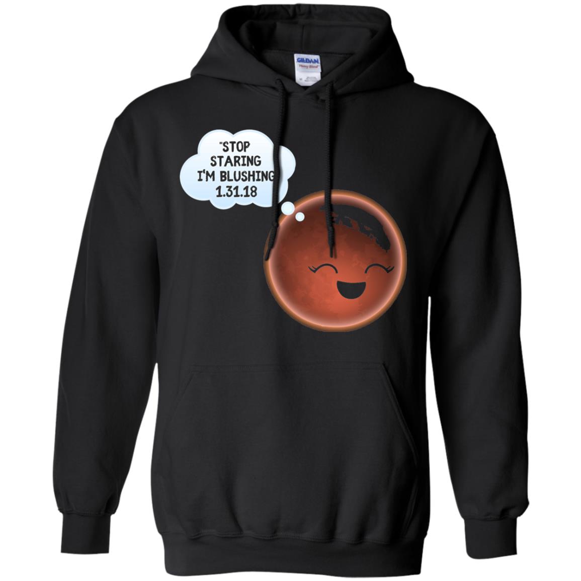 Celestial Total Lunar Eclipse 2018 T-shirt Funny Meme Black