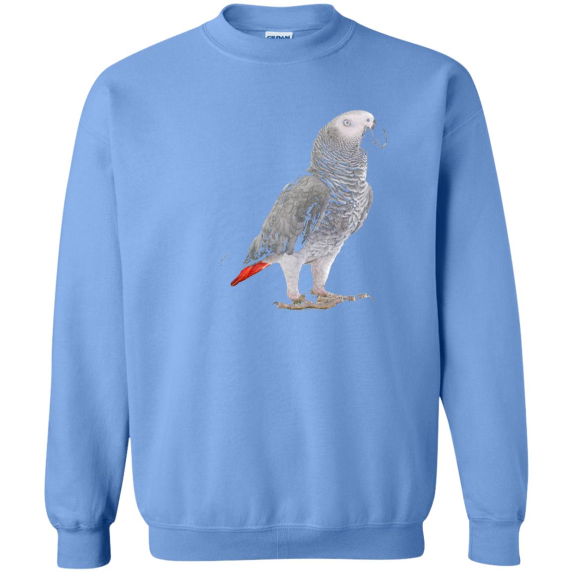 Funny African Grey Parrot Bird T-shirt Carolina Blue