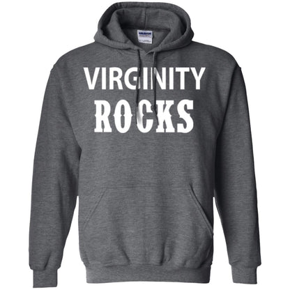 Virginity Rocks T-shirt Dark Heather