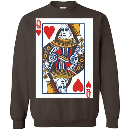 Valentines Day T-shirt Queen Of Hearts Cards Couple Dark Chocolate