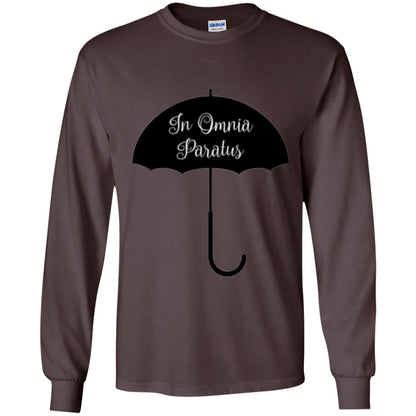 Women_s In Omnia Paratus T-shirt Dark Chocolate