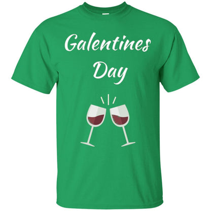 Valentines Alternative Galentines Day T-shirt Irish Green