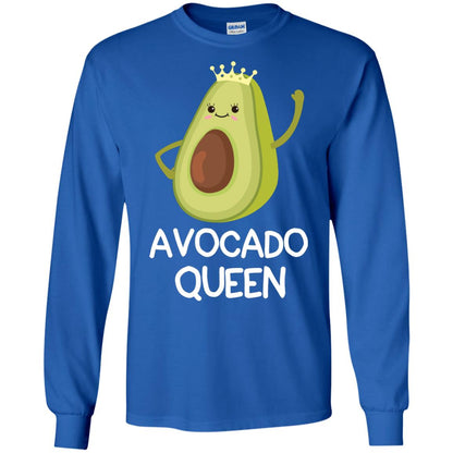 Avocado Queen Vegetarian Shirt For Girls Royal
