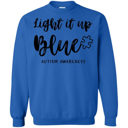 Autism Awareness Shirts Light It Up Blue Royal