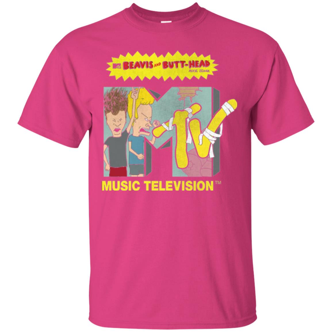 Mtv Logo T-shirt Beavis And Butt Head Heliconia