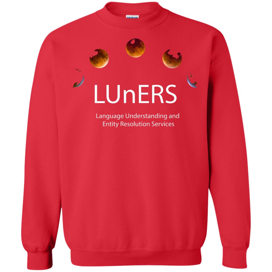 Luners Team T-shirt Language Understanding And Entity Resolution Services Red
