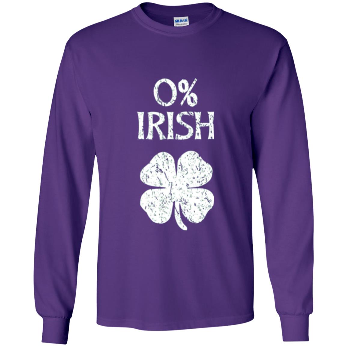 St. Patrick Day T-shirt Shamrocks 0_ Irish Vintage Purple
