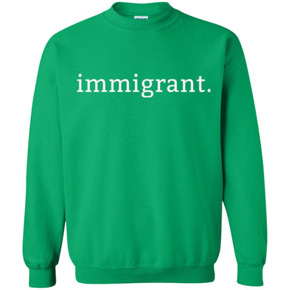 Anti Racism T-shirt Immigrant Simple Minimalist Irish Green