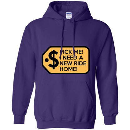 Pick Me I Need A New Ride Home Game Show T-shirt Purple