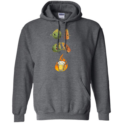 Beer Lover T-shirt Beer Fusion Dark Heather