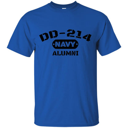 Dd-214 Us Navy Alumni T-shirt Royal