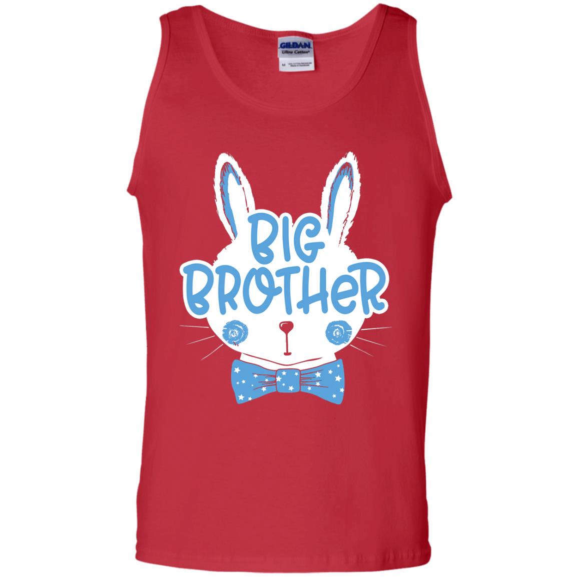 Easter Bunny Big Brother Blue Easter T-shirt Red