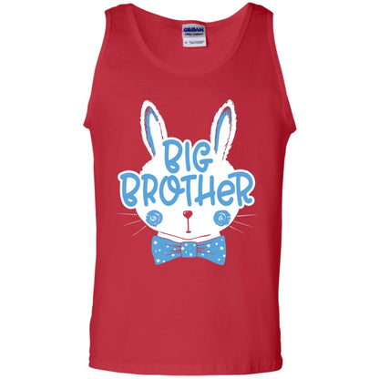 Easter Bunny Big Brother Blue Easter T-shirt Red