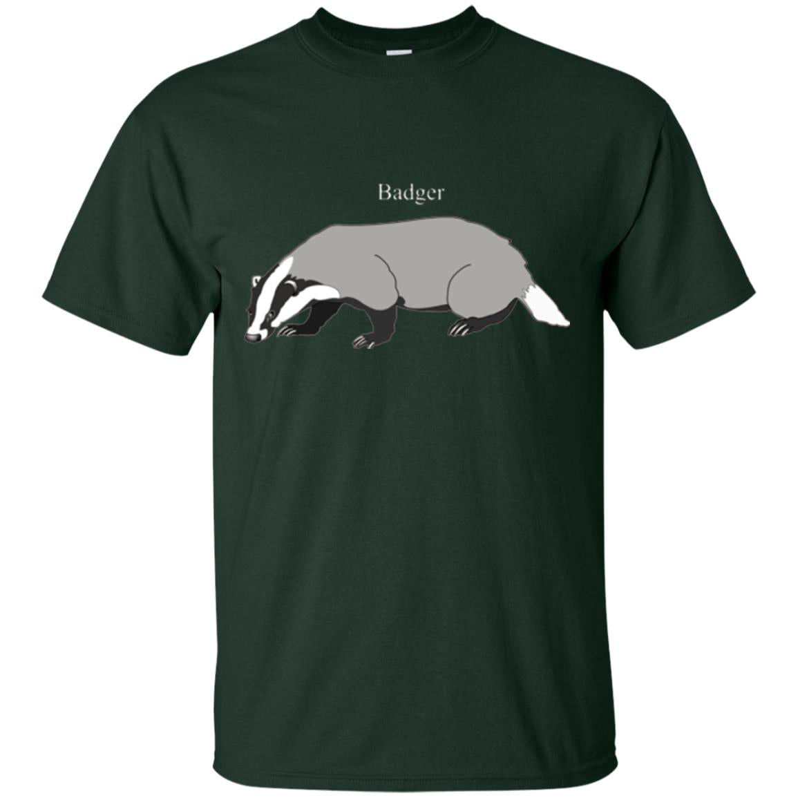 Fierce Badger T-shirt Forest Green