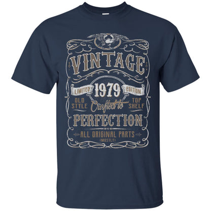 Vintage 1979 Birthday Gift Idea Shirt Navy