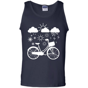 Bicycle All Weather Cyclist T-shirt For Bicycle Lover