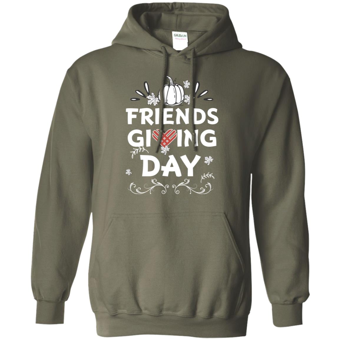 Friend Giving Day Shirt Military Green