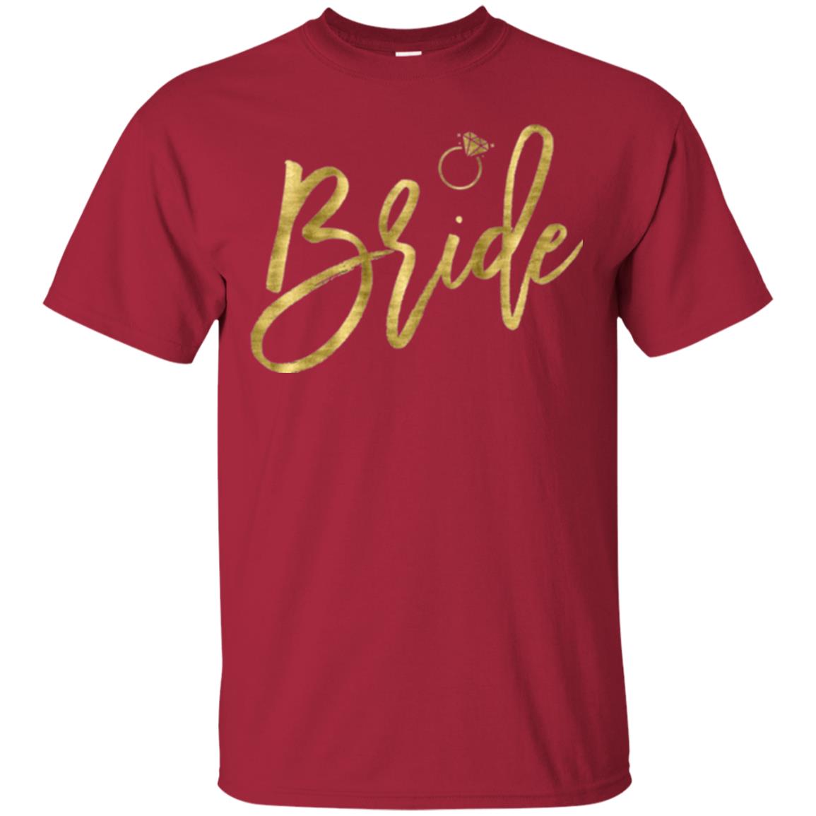 Bride Party With Ring T-shirt Cardinal