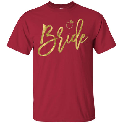 Bride Party With Ring T-shirt Cardinal