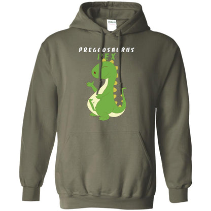 Dinosaur Pregnancy Pregosaurus Shirt Military Green