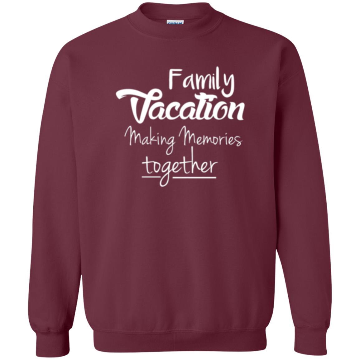 Family Vacation Making Memories Together T-shirt Maroon