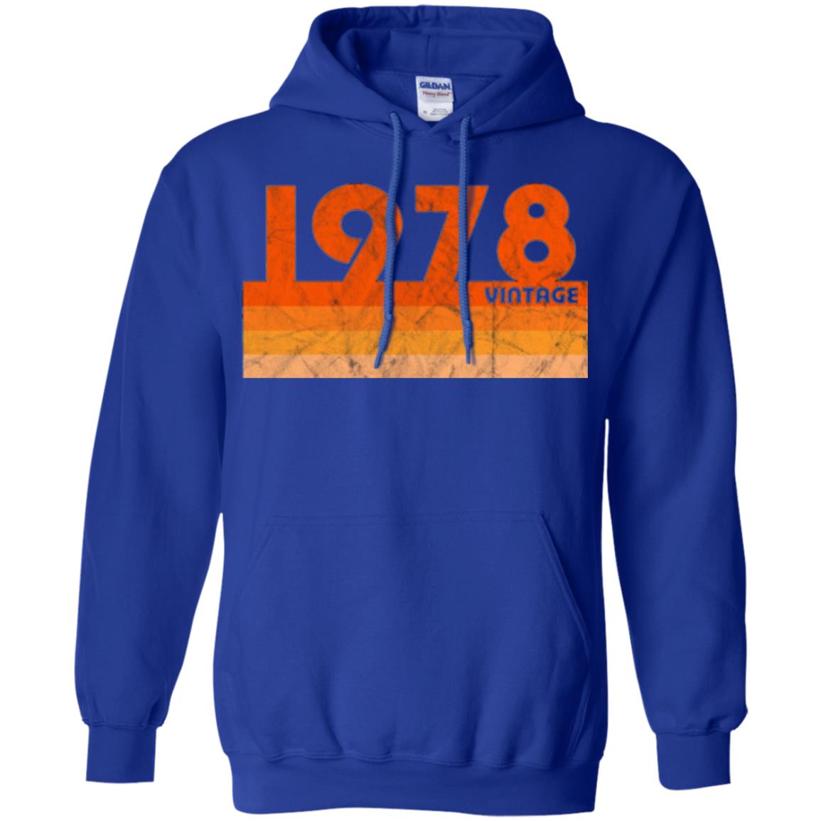 Vintage Retro 1978 T-shirt 40 Years Old Gift T-shirt Royal