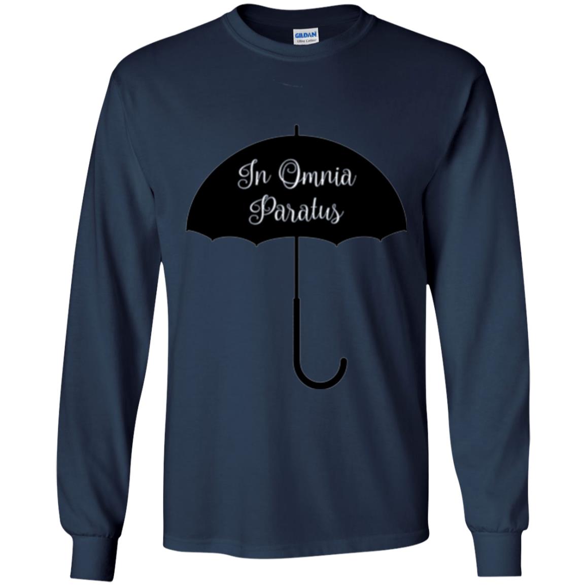 Women_s In Omnia Paratus T-shirt Navy