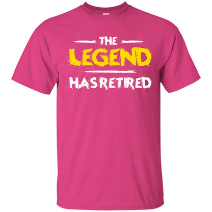 Retirement T-shirt The Legend Has Retired Heliconia