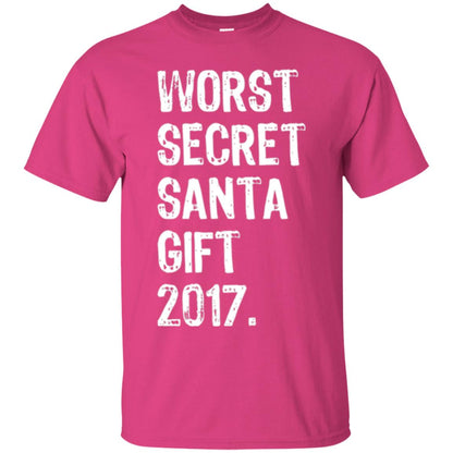 Christmas T-shirt Worst Secret Santa Gift 2017 Heliconia