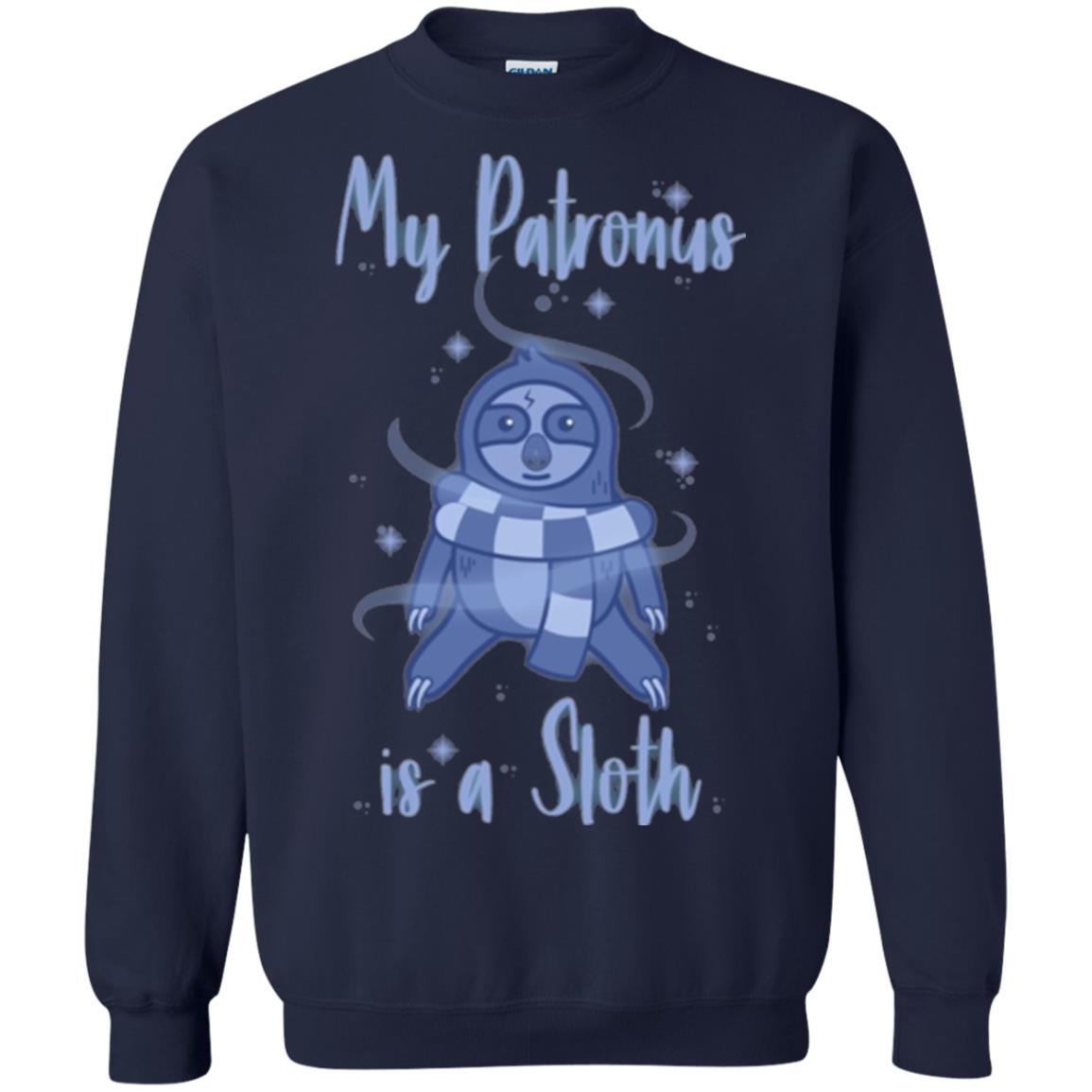 Film T-shirt My Patronus Is A Sloth T-shirt Navy