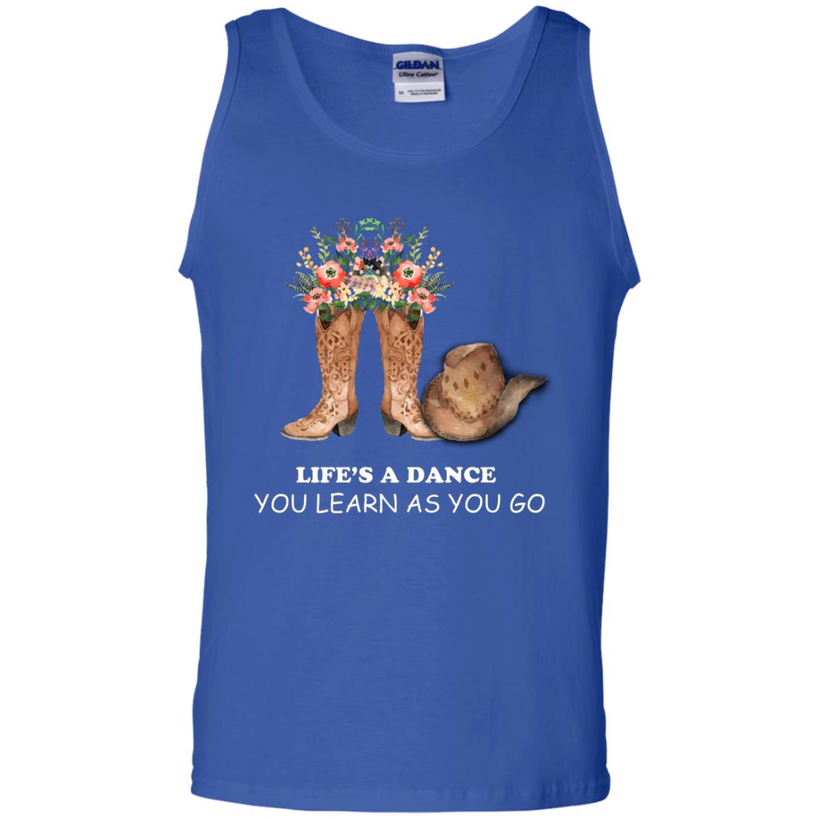Life_s A Dance You Learn As You Go Dancing Shirt Royal