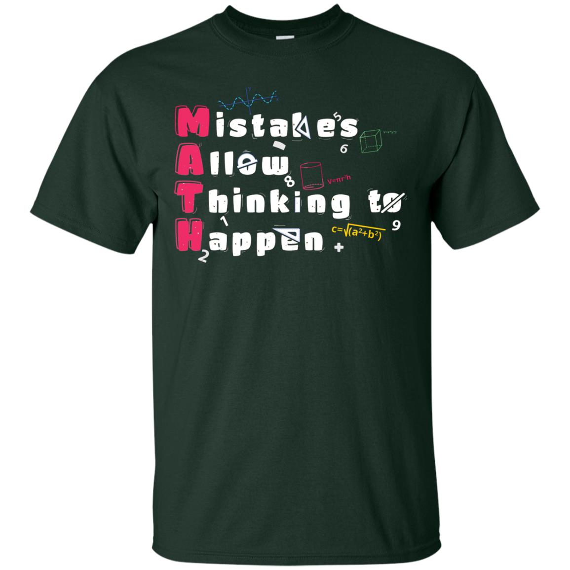 Mistakes Allow Thinking To Happen Shirt Forest