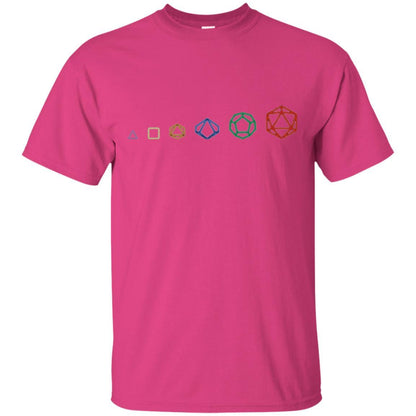 Gamer T-shirt D20 Dice Evolution Role T-shirt Heliconia
