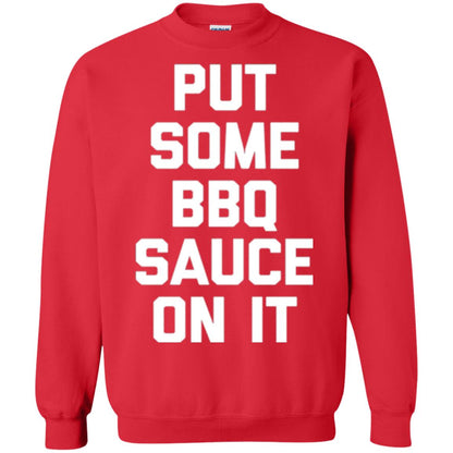 Barbecue Lovers T-shirt Put Some Bbq Sauce On It Red