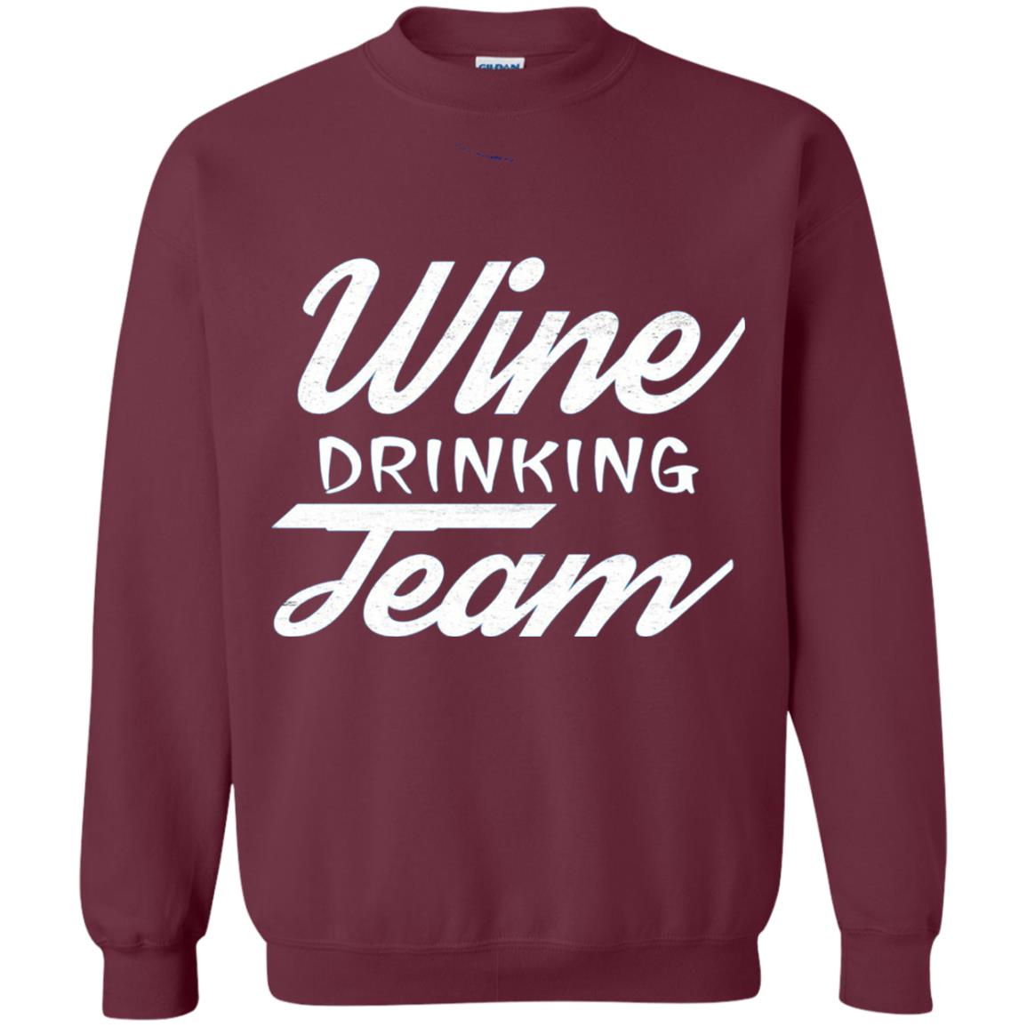 Wine Lover T-shirt Wine Drinking Team Maroon