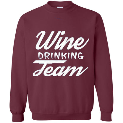 Wine Lover T-shirt Wine Drinking Team Maroon