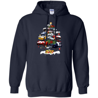 Cars Christmas Tree X-mas Gift Shirt For Mens Or Womens Navy