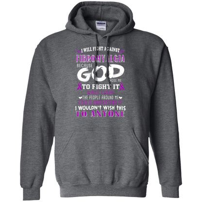 Fibromyalgia Awareness Shirt I Will Fight Against Fibromyalgia Dark Heather