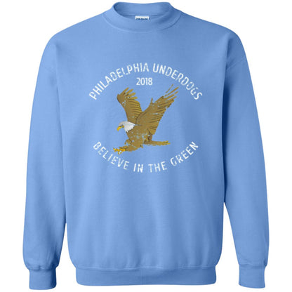Eagle Lover T-shirt 2018 Philadelphia Underdogs Believe In The Green Carolina Blue