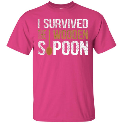 Spoon T-shirt I Survived The Wooden Spoon Heliconia