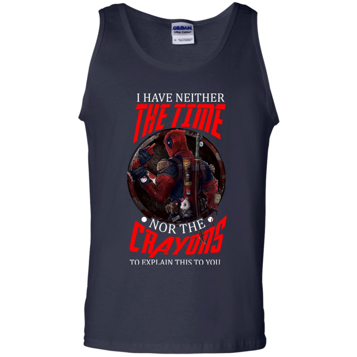 I Have Neither The Time Nor The Crayons To Explain This To You Movie Fan T-shirt Navy