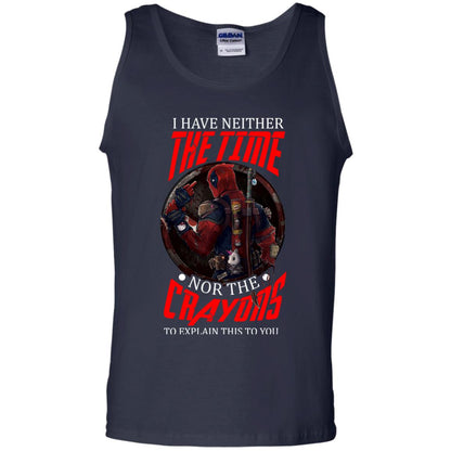 I Have Neither The Time Nor The Crayons To Explain This To You Movie Fan T-shirt Navy